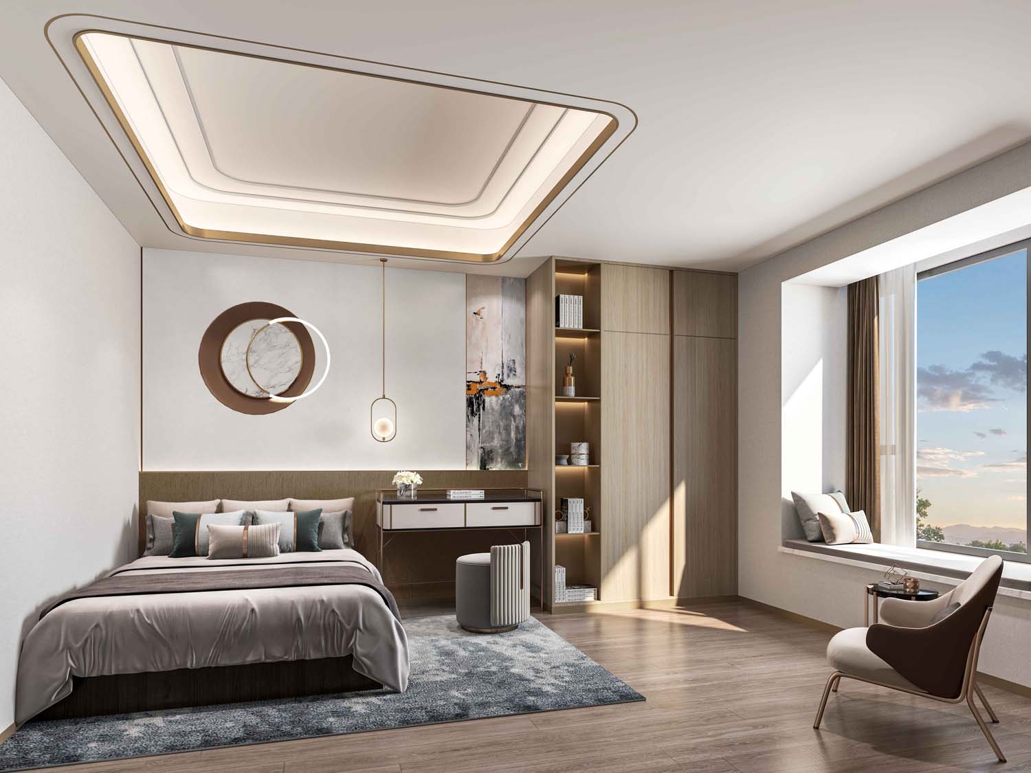 樣板房室內(nèi)設(shè)計(圖4)